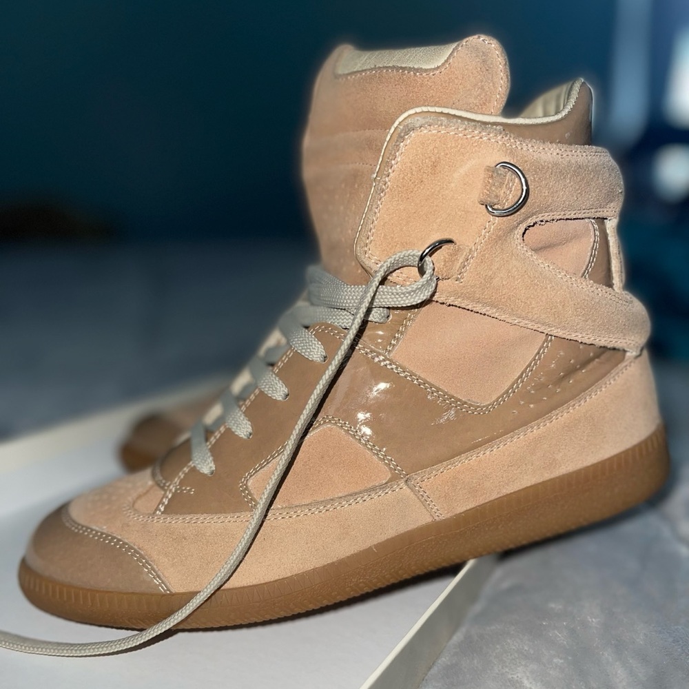 Maison Margiela Tan Suede Trainers